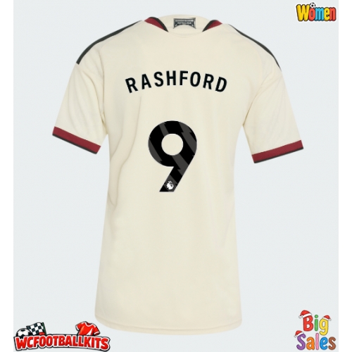 Manchester United Marcus Rashford #9 Replica Third Stadium Shirt for Women 2026-27 Short Sleeve
